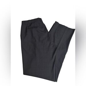 Banana Republic Mens 36x34 Tailored Slim Fit Straight Pants Navy Blue Flat Dress